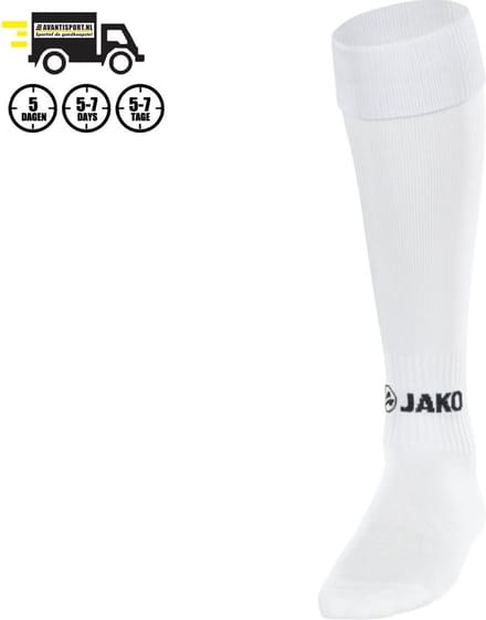 Jako Glasgow 2.0 Kousen - Wit | Maat: 39-42