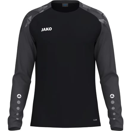 Jako Sonic Longsleeve Heren - Zwart / Antraciet | Maat: M