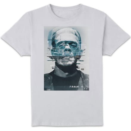 Universal Monsters Frankenstein Glitch T-shirt - Wit - S