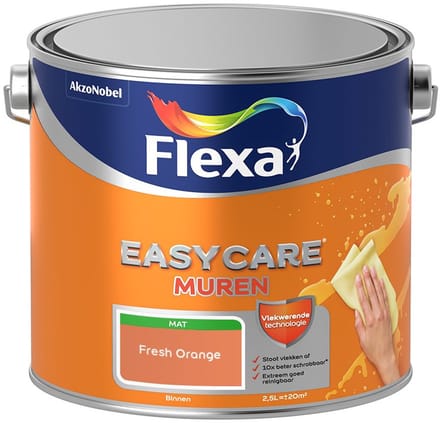 Flexa - Easycare Muren - Fresh Orange - Mengverf - 2,5 L