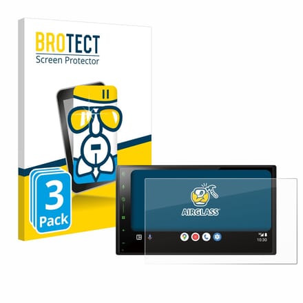 Screenprotector 3 Stuks voor Pioneer SPH-DA77DAB Beschermglas transparant
