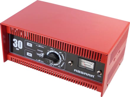 absaar Acculader 30 Amp. 12/24 Volt met jump