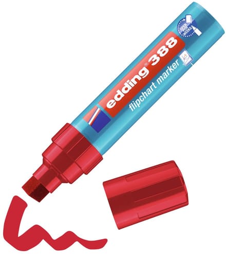 Edding 388 Flipchart Marker Rood - 1 stuk