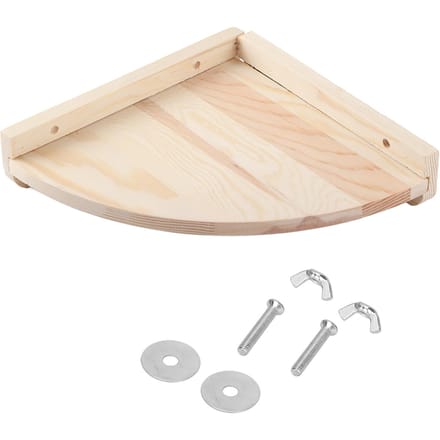 Support d'angle en bois pour cage à perroquets, hamsters, chinchillas et petits animaux white