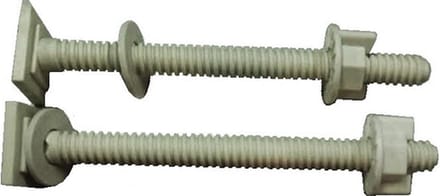 Plieger Start lange bevestigingsset - 12cm - Wit