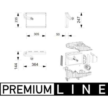 Verdamper, airconditioning MAHLE AE 271 000P