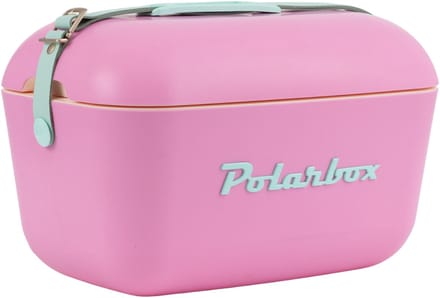 Polarbox Koelbox met schouderband 12L - 40x26x27cm - Bubblegum-Cyan