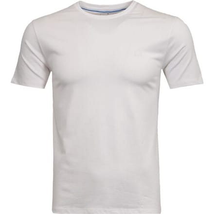 Ragman T-Shirt Uni Round Neck Keep Dry Finish Wit / male