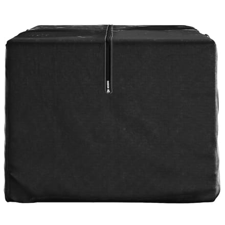 vidaXL - Opbergtas - voor - tuinkussens - 150x75x75 - cm - polyetheen - zwart