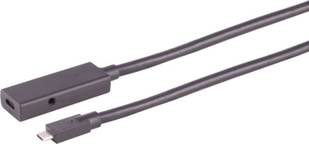 Actieve USB-C Verlengkabel - USB 3.2 Gen 2 - 4 meter - Zwart