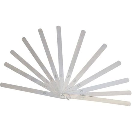 KS Tools 300.0618 Zuigerspielmal, 13 vel, 0,05 - 1 mm, 200 mm lang