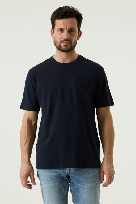 Pilot t-shirt donkerblauw