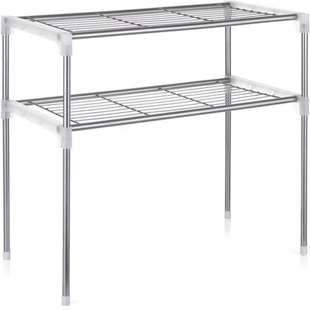 Étagère a deux niveaux multifonctions 2-Tier gray