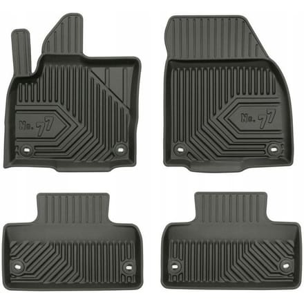FROGUM No.77 - Automatten Set - Land Rover RANGE ROVER Evoque automat - TPE rubber - 3D randbescherming - Perfecte pasvorm