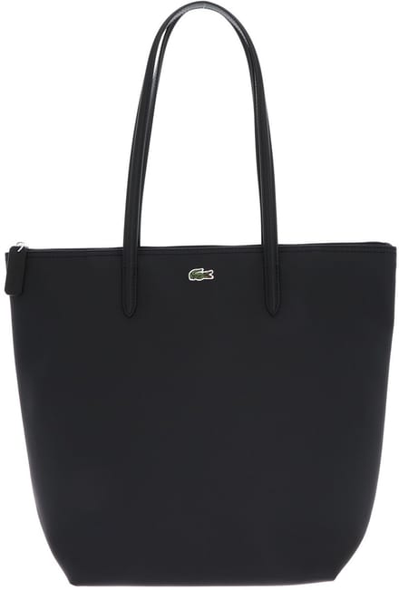 LACOSTE shopper Vertical Shopping Bag Noir zwart