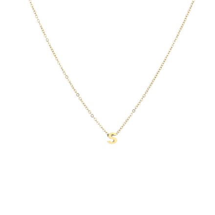 Letter-Ketting-S-Goud