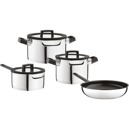 DiNA 7-delige kookset Uqonic Downdraft - Zwart - PFAS-vrij