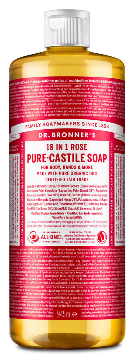 Dr. Bronner’s Dr. Bronner&rsquo;s Magic Soap Rose 945 ml
