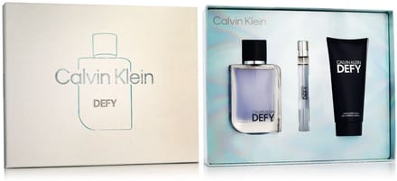 Parfumset voor Heren Calvin Klein Defy 3 Onderdelen