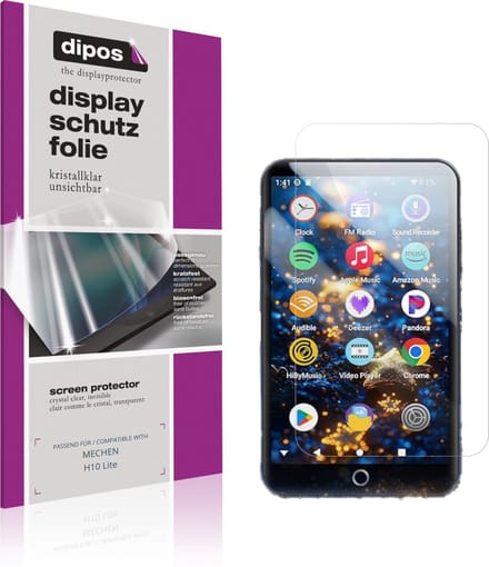 dipos – 4x Beschermfolie geschikt voor MECHEN H10 Lite | Krasbestendige & heldere Screenprotector Ultra-Thin