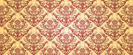 Fotobehang Floral Pattern Abstract | PANORAMIC - 250cm x 104cm | 130g/m2 Vlies