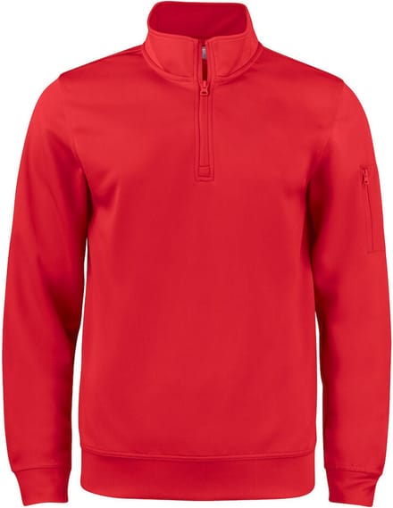 Clique Basic Active Half Zip 021013 - Rood - S