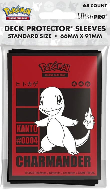 Ultra Pro Pokemon Charmander - Card Sleeves - Standaard maat - 65 stuks