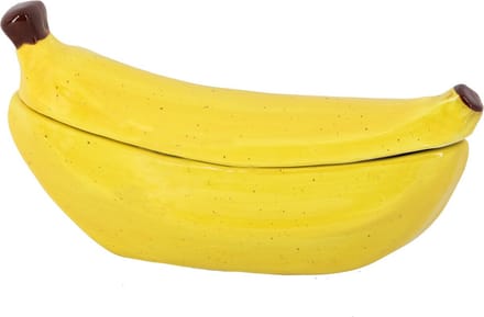 HomeBound by KY | Opbergdoos met deksel banaan | opbergdoos