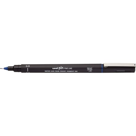 Fineliner Uni-ball Pin 0,5mm blauw