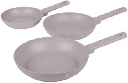 SET OF 3 TITANIUM PANS BERLINGER HAUS BH-8108 TAUPE