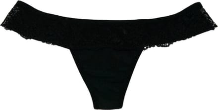 Selenacare - Menstruatie ondergoed Brazilian String - zwart - Maat M 38-40