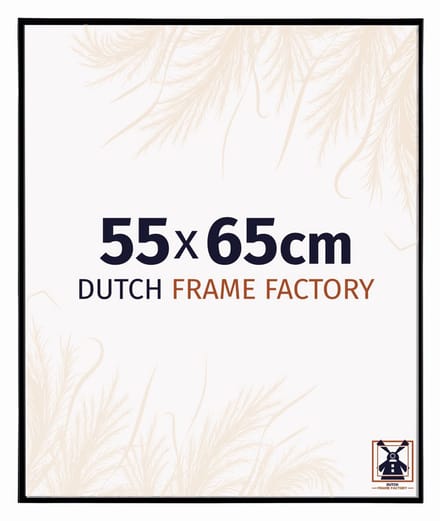Fotolijst 55x65 cm - Kunststof - Zwart Mat - Easy