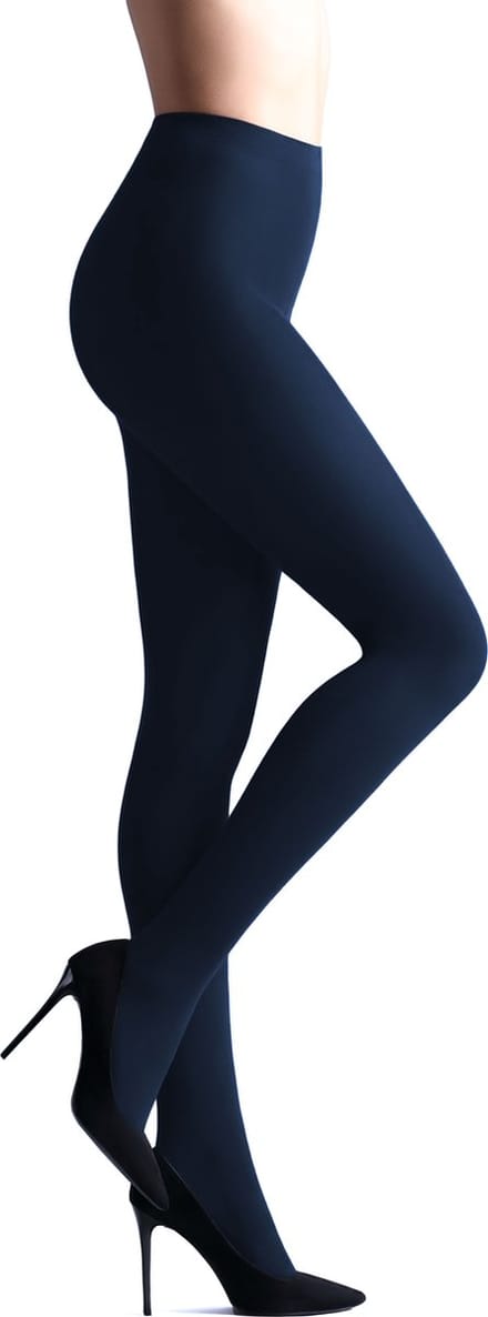 GIULIA Panty - Samba 40 - Opaque - Microvezel - 3D - Extreem zacht - Dikke Panty - 40 Den - Medium - Navy Peony