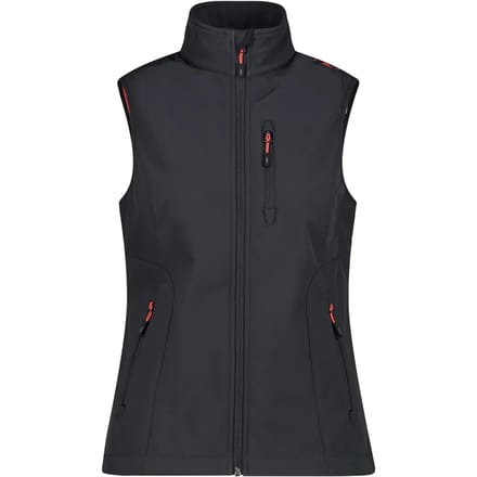 Dames softshell mouwloos jack CMP