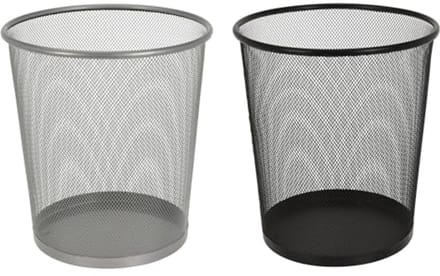 Metalen Prullenbak 30 cm - Duurzaam en Stijlvol Afvalbeheer