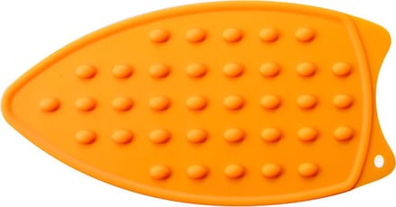 Siliconen strijkijzersteun - hittebestendig - strijkmat - strijkplank - compacte mat - oranje - Anti-verbranding - 14*26.5 cm