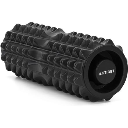 Actiget® Foamroller | Foam Roller | Medium Hardheid | Triggerpoints | 33 cm | Zwart