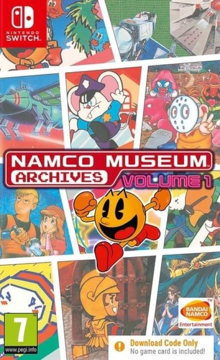 Namco Museum Archives: Volume 1 (Code in a Box) - Nintendo Switch - Retro