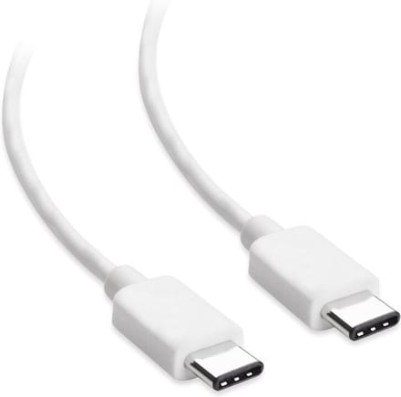 USB-C naar USB-C kabel - USB2.0 - tot 60W / wit - 1 meter