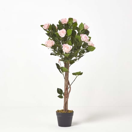 Homescapes kunstboom roze 'rozenboom', 90 cm