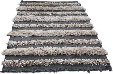 Safaary - Marokkaanse Handira bedsprei Deken Grijs 123 x 197cm