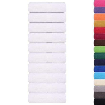vidaXL - Gastendoekjes - FROGN - 50 - st - 30x50 - cm - 360 - g/m² - wit