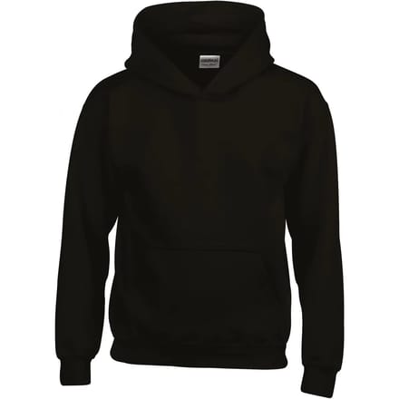 Gildan Heavy Blend™ Classic Fit Youth Hooded Sweatshirt GI18500B - Black - 7/8 years (M)