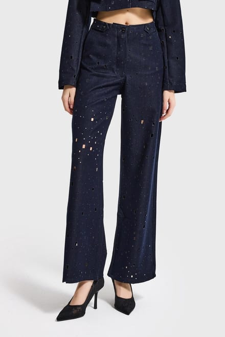 It's Basic - WIDE MID RISE JEANS