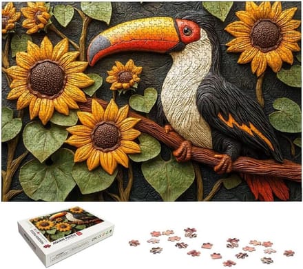 Houten Puzzel - 3000 Stukjes - Ontspanning Thuis - Grote Afmeting - 122 x 80 cm - Meerkleurig