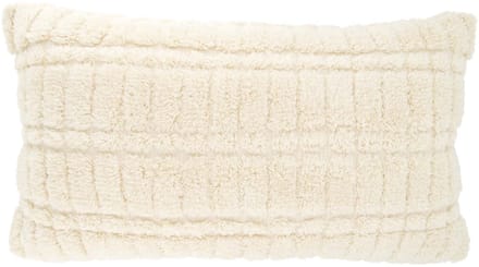 Zusss Kussen Patroon 60X40cm 100% Katoen Off White
