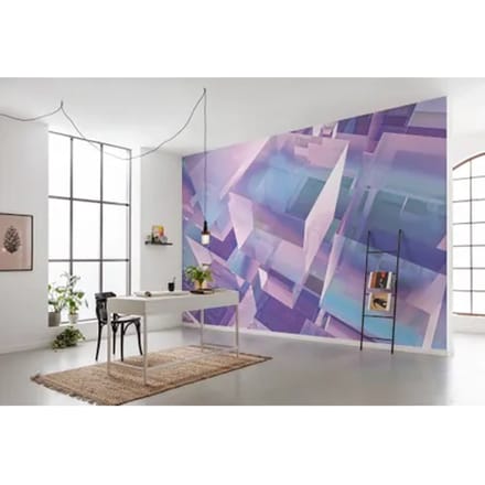 Fotobehang - Holographicubical 350x250cm - Vliesbehang