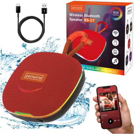 Zenwire BS-07 Draagbare Bluetooth Speaker - 13W Piek - FM - TWS