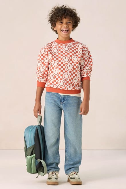 Sissy-Boy - Blauwe mid-rise loose fit jeans