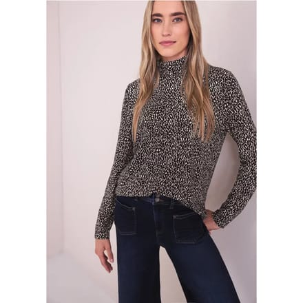 Shirt met luipaardprint